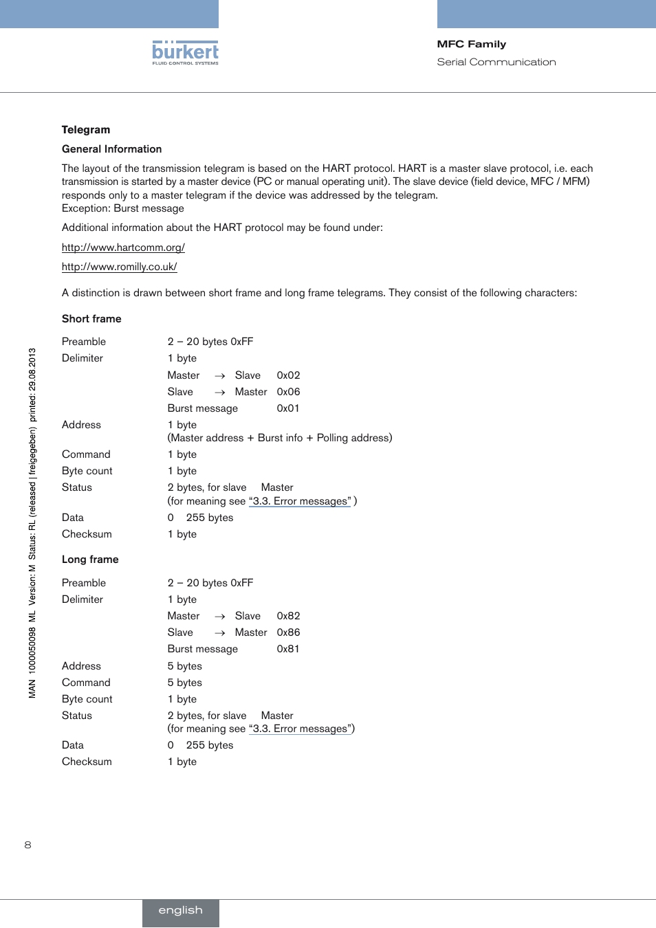 Burkert Type 8717 User Manual | Page 8 / 254