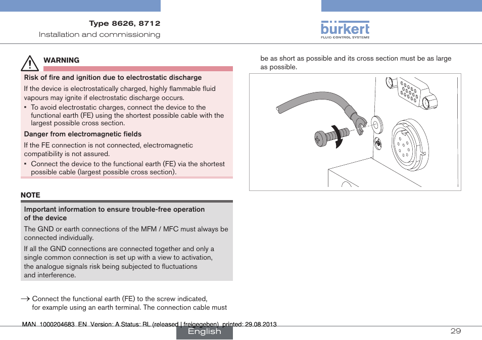 Burkert Type 8712 User Manual | Page 29 / 52