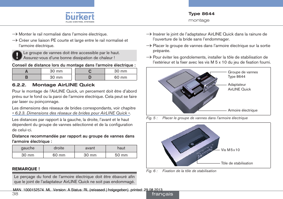 Burkert Type 8644 User Manual | Page 38 / 47