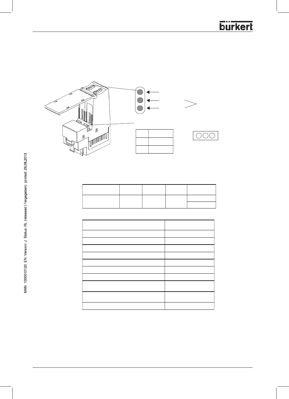 Basic electronic module me02 / 2-fold bistable | Burkert Type 8644 User Manual | Page 118 / 134