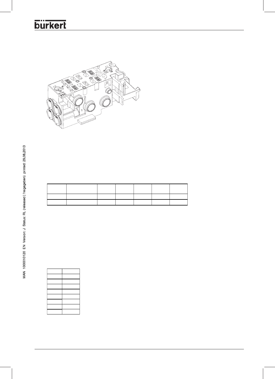 Basic pneumatic module, General description, Variants | Burkert Type 8644 User Manual | Page 123 / 134