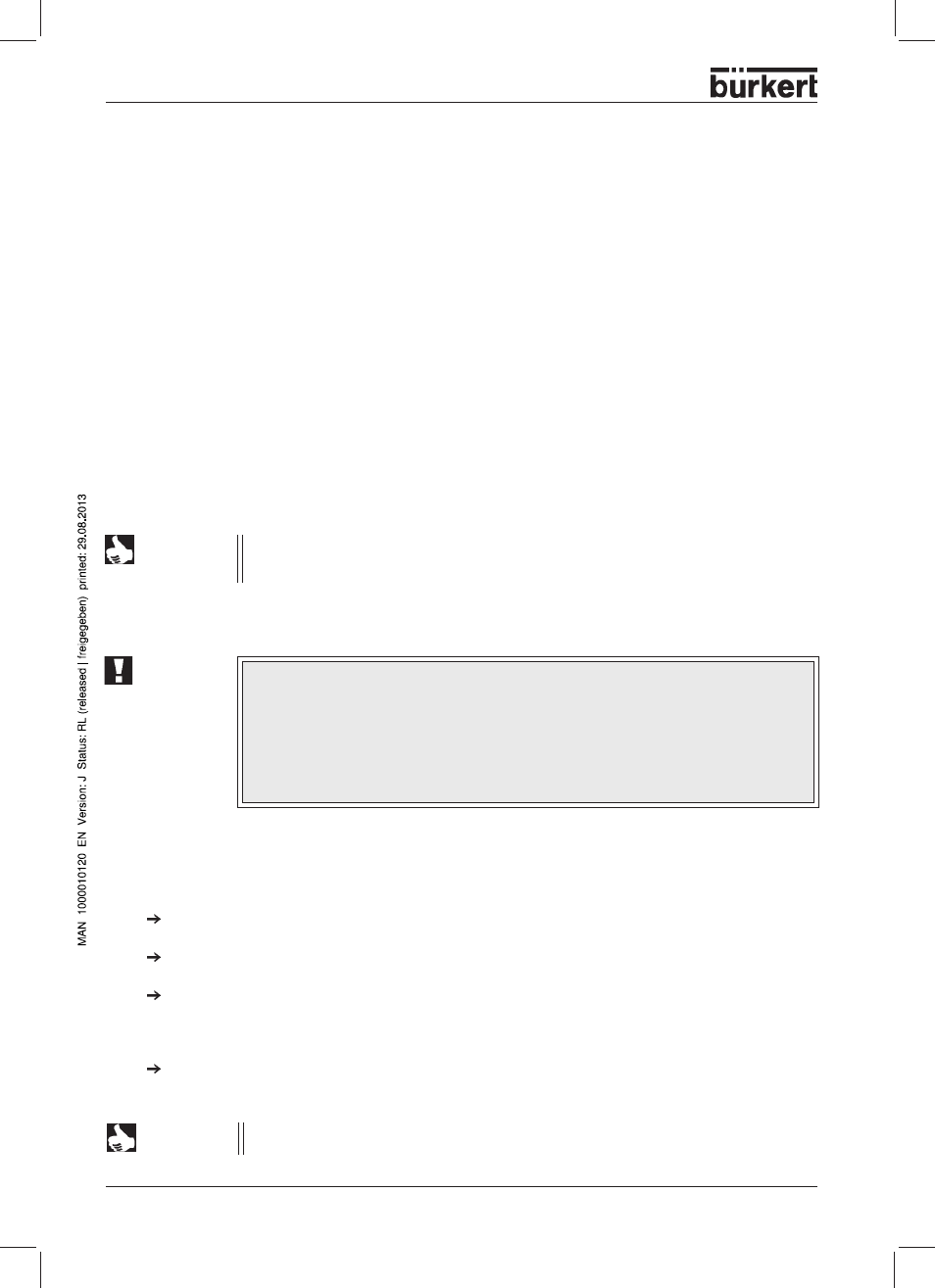 Burkert Type 8644 User Manual | Page 124 / 134