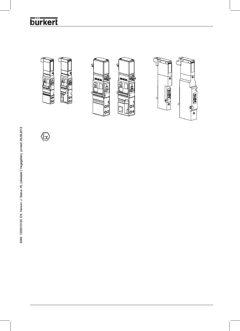 Valves | Burkert Type 8644 User Manual | Page 125 / 134