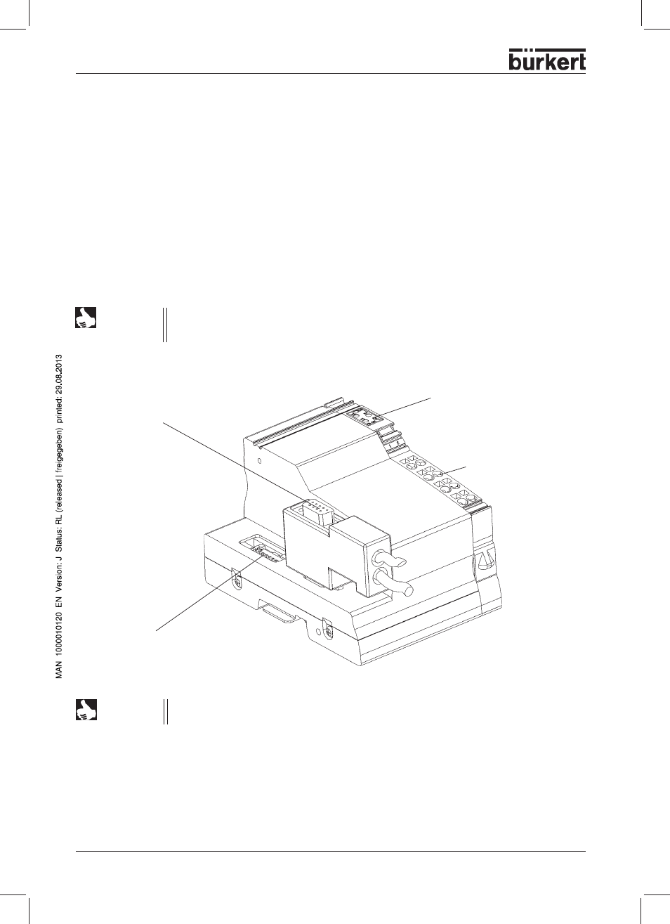 Field bus node profibus dp | Burkert Type 8644 User Manual | Page 30 / 134