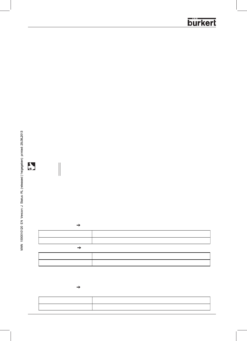 Burkert Type 8644 User Manual | Page 54 / 134