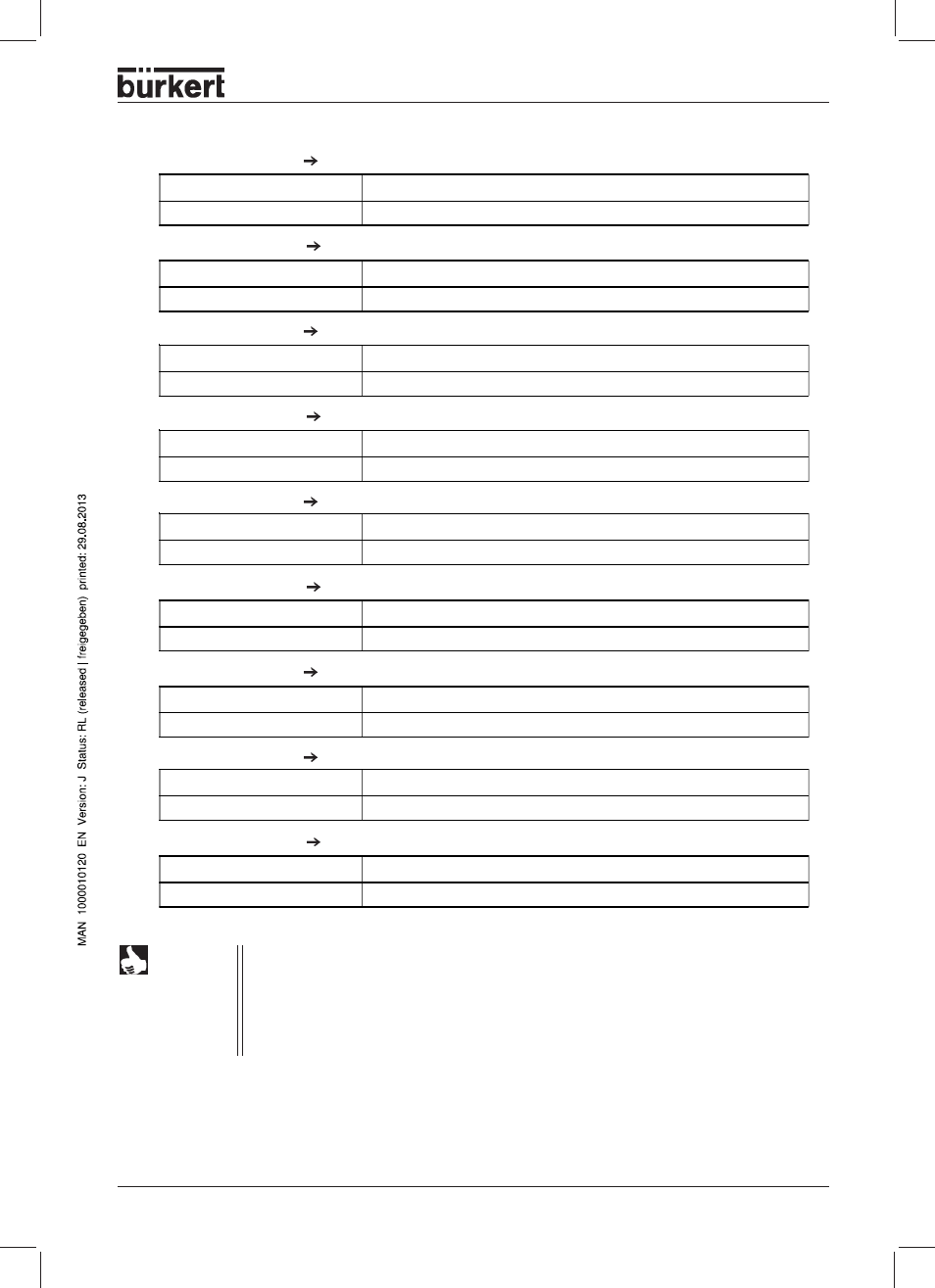 Burkert Type 8644 User Manual | Page 65 / 134