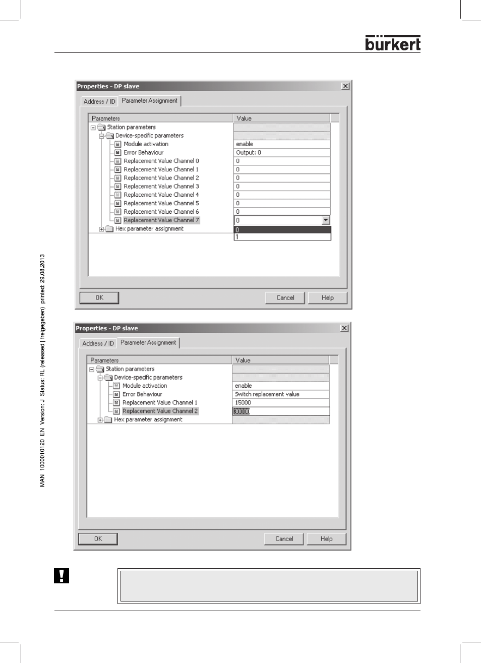 Burkert Type 8644 User Manual | Page 70 / 134