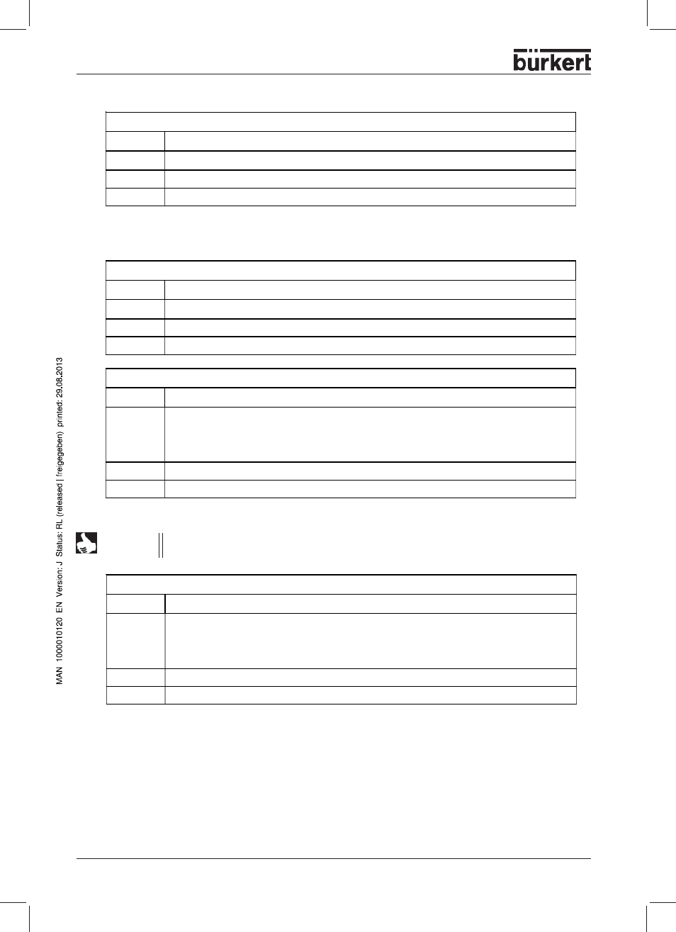 Burkert Type 8644 User Manual | Page 88 / 134