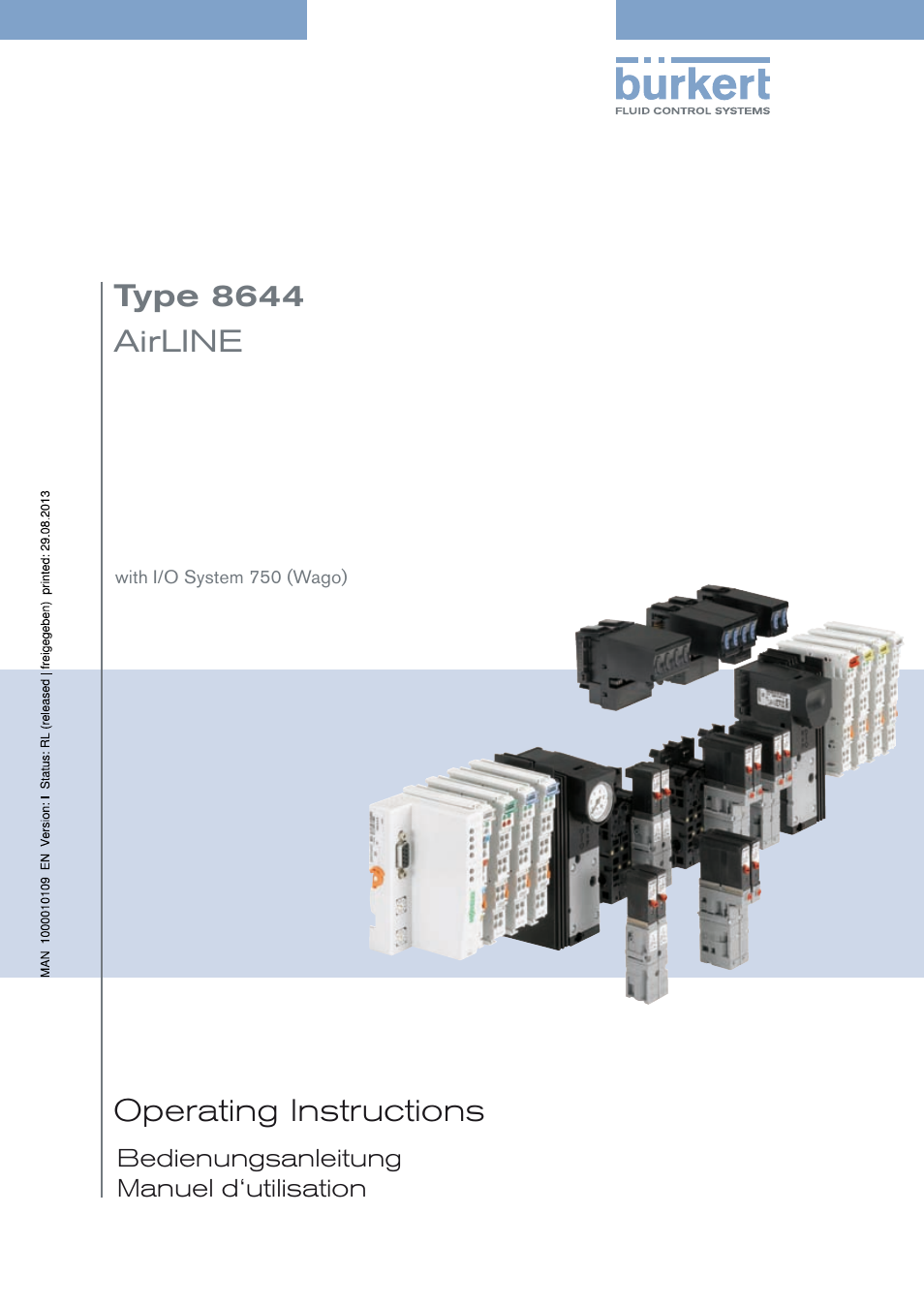 Burkert Type 8644 User Manual | 70 pages