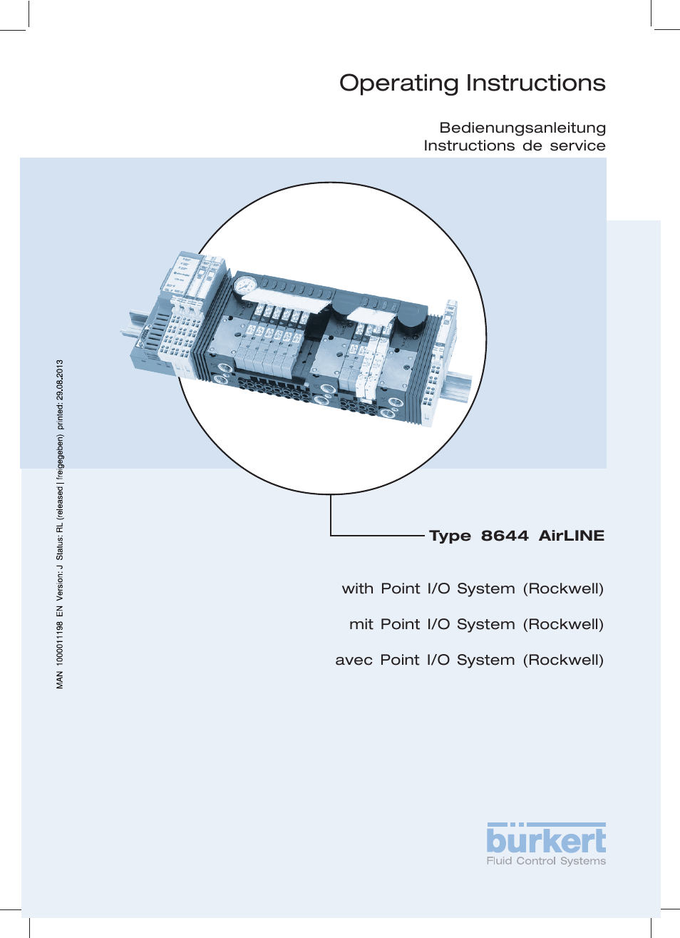 Burkert Type 8644 User Manual | 66 pages