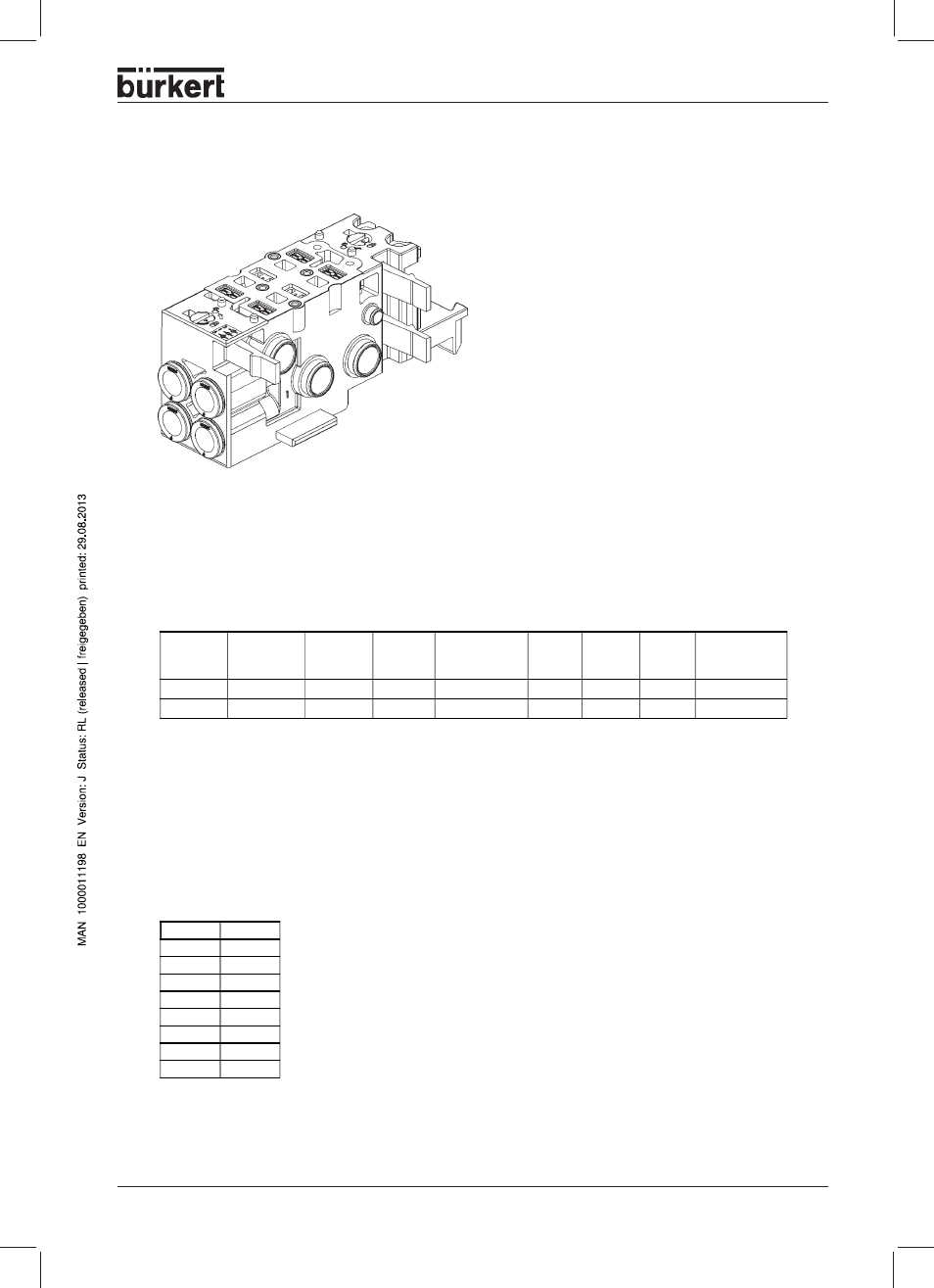 Basic pneumatic module, General description, Variants | Burkert Type 8644 User Manual | Page 55 / 66