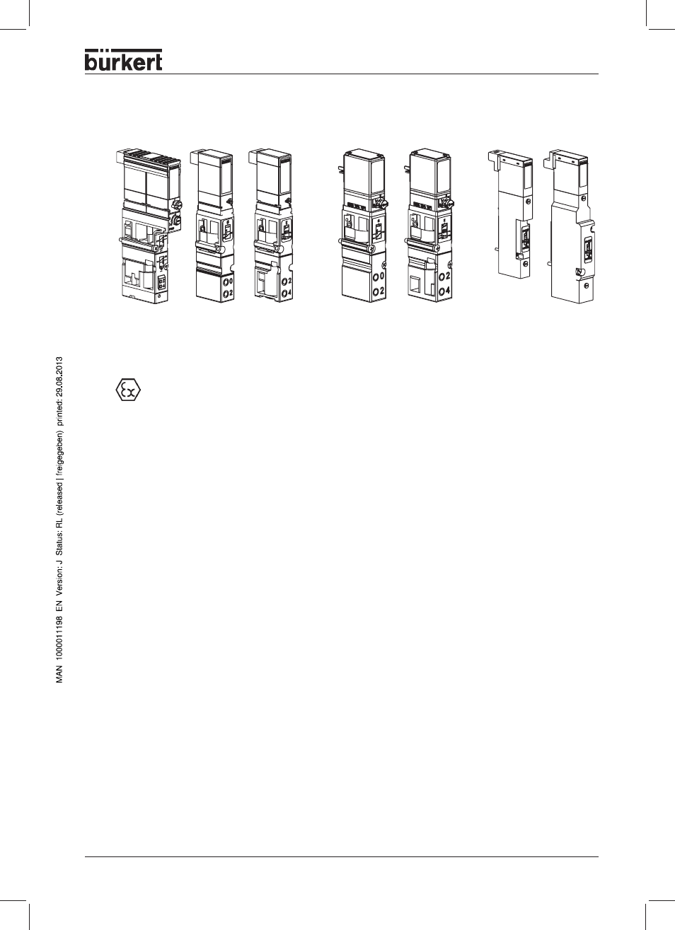 Valves | Burkert Type 8644 User Manual | Page 57 / 66