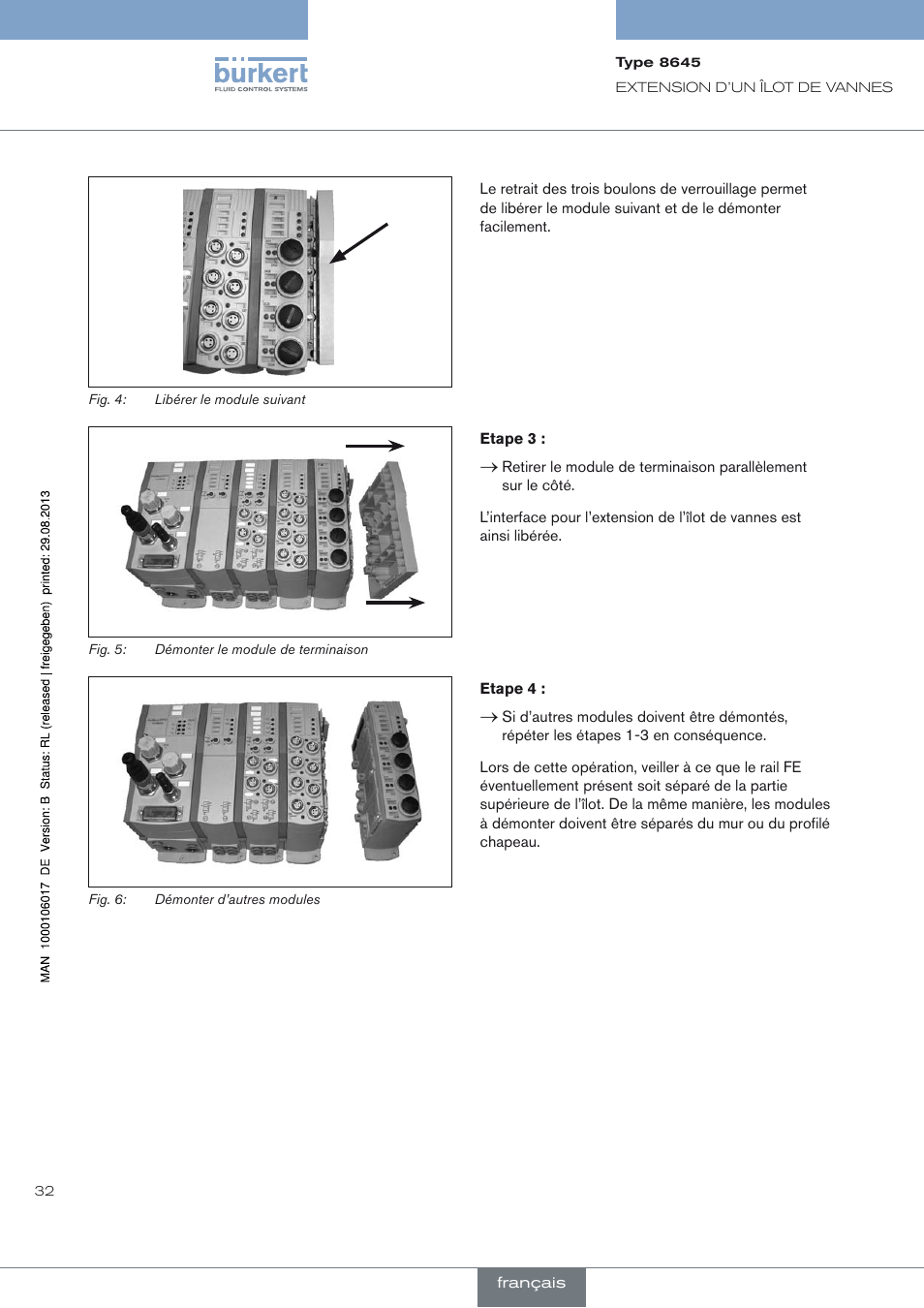 Burkert Type 8645 User Manual | Page 32 / 40