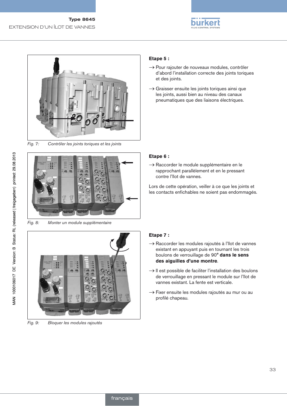 Burkert Type 8645 User Manual | Page 33 / 40