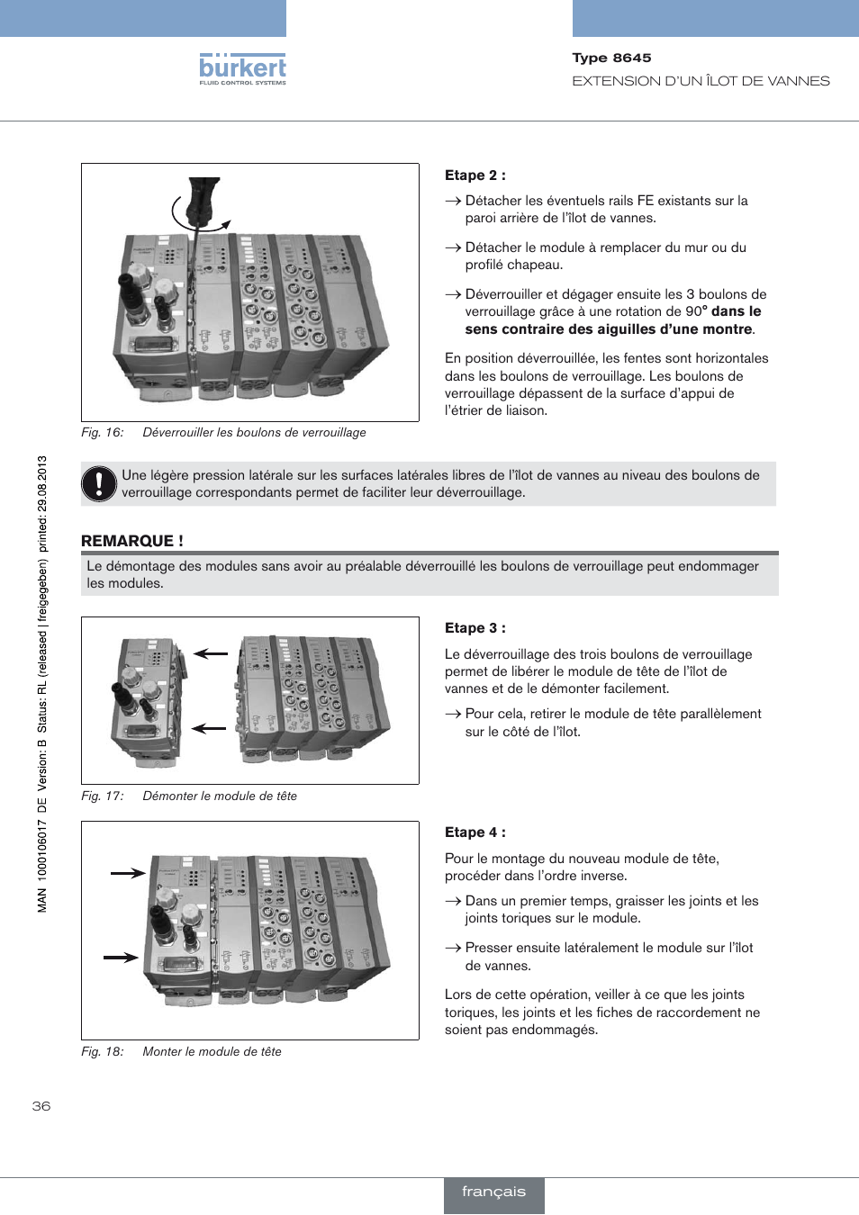 Burkert Type 8645 User Manual | Page 36 / 40