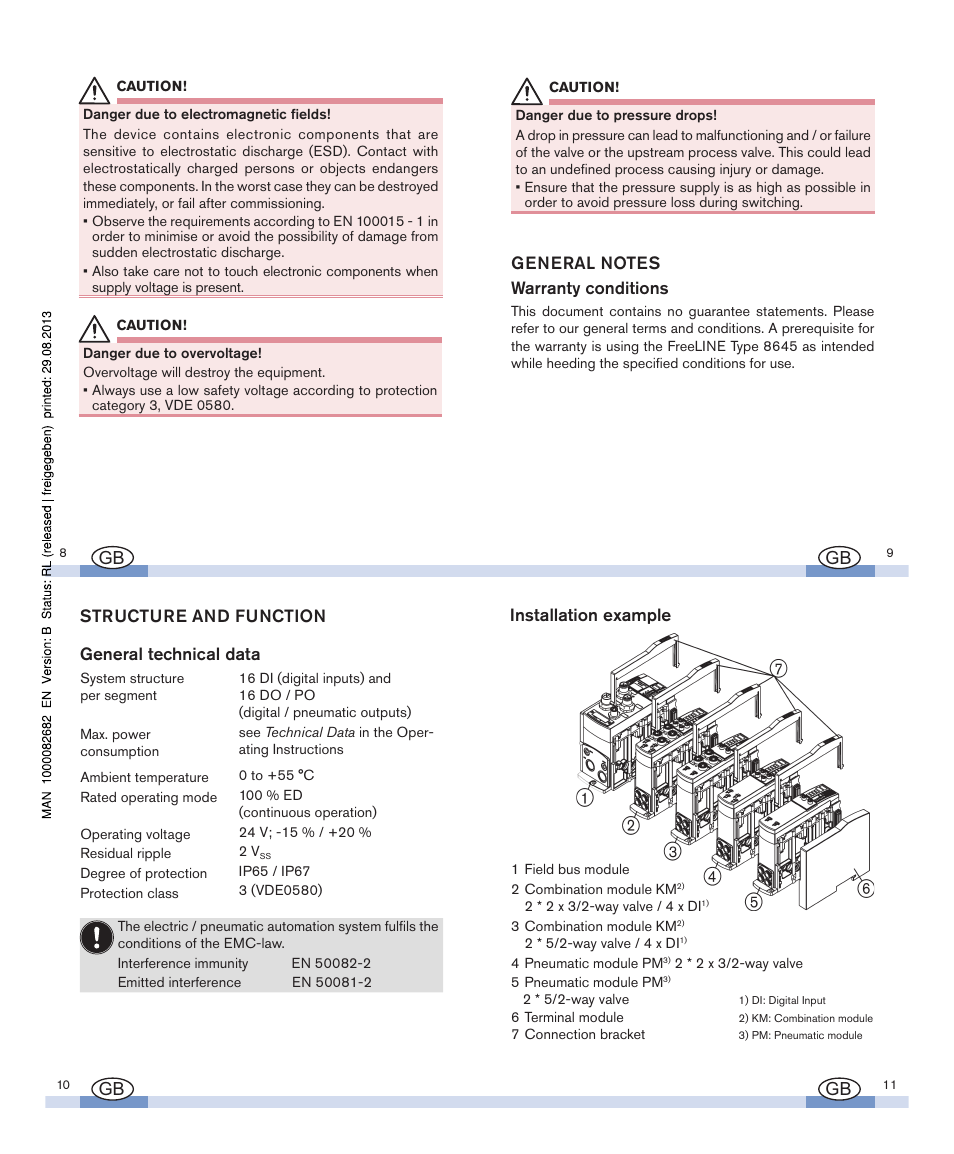 Burkert Type 8645 User Manual | Page 3 / 16