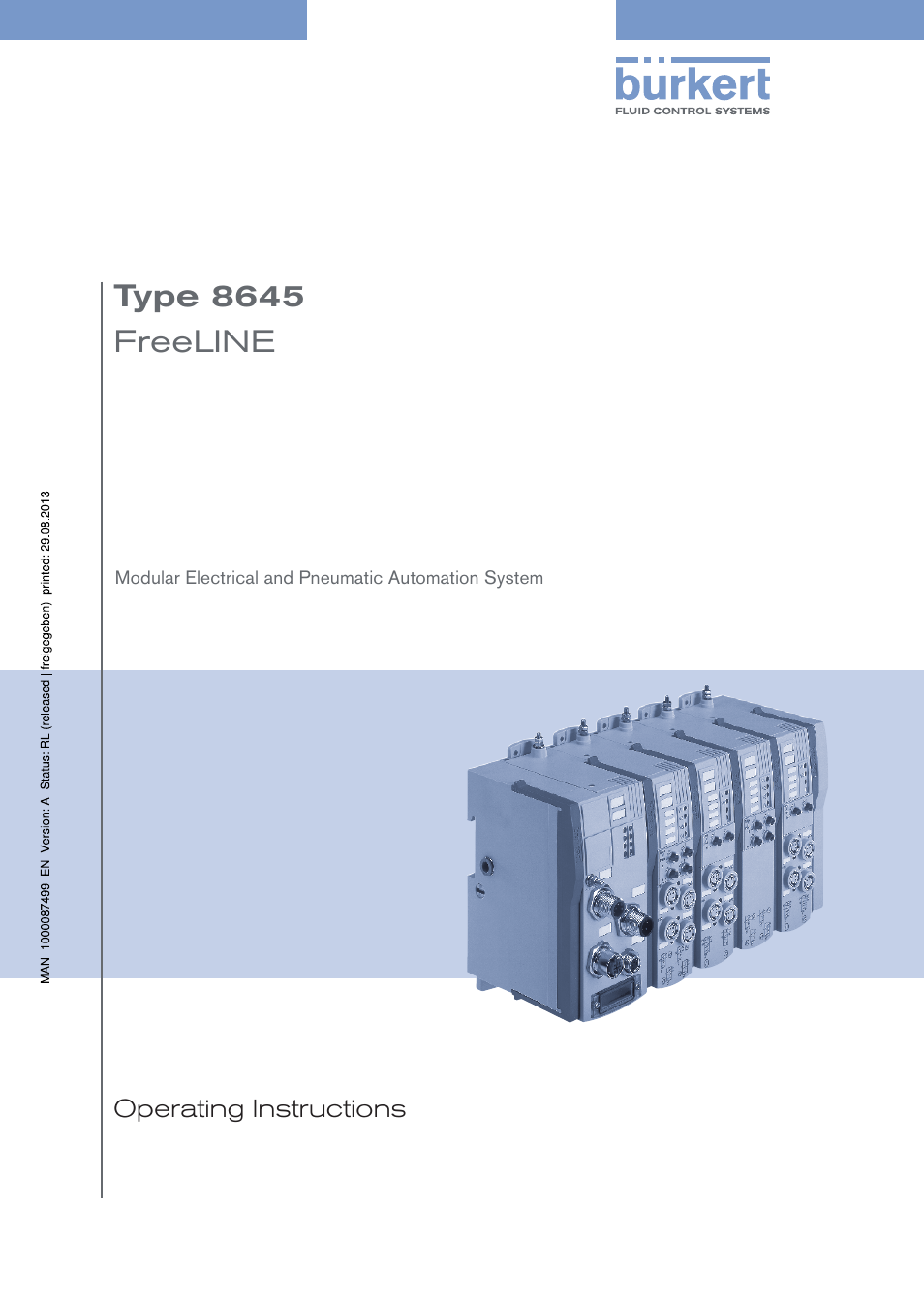 Burkert Type 8645 User Manual | 174 pages