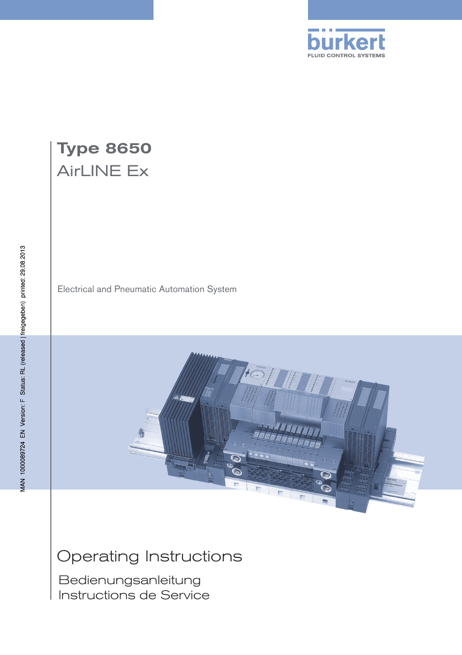 Burkert Type 8650 User Manual | 156 pages