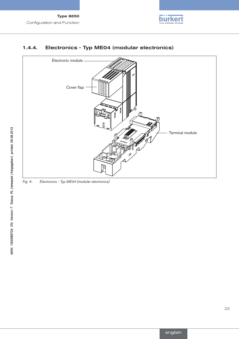 Burkert Type 8650 User Manual | Page 23 / 156