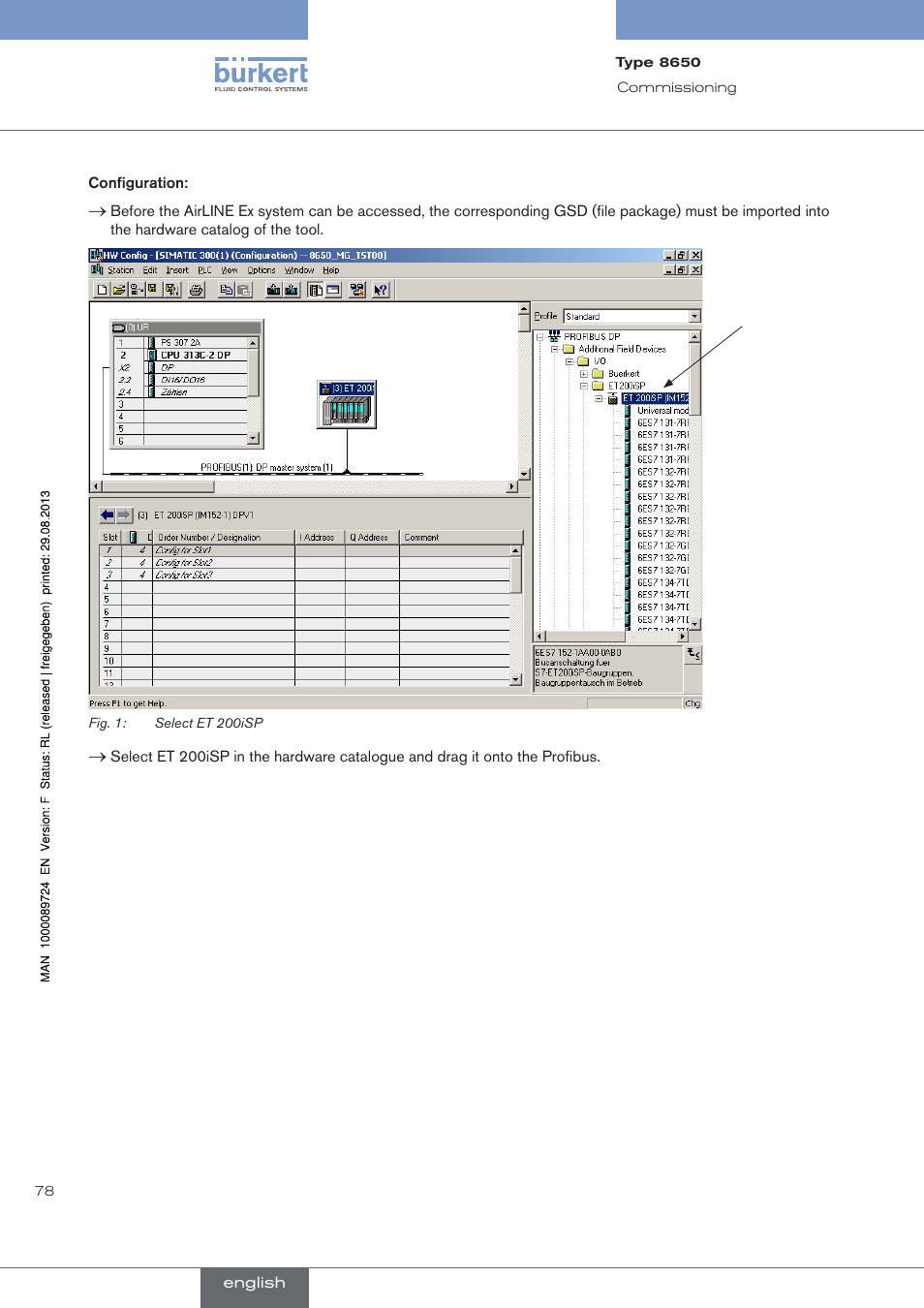 Burkert Type 8650 User Manual | Page 78 / 156