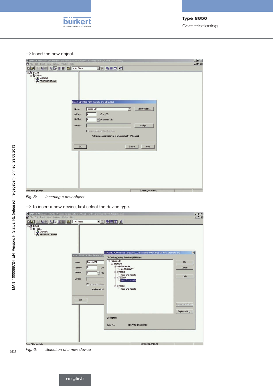 Burkert Type 8650 User Manual | Page 82 / 156