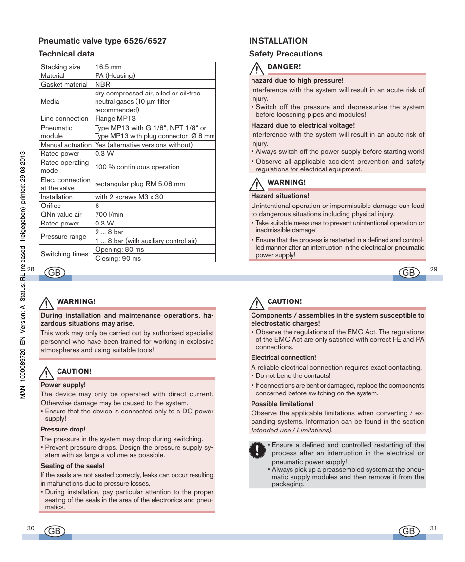 Burkert Type 8650 User Manual | Page 8 / 13