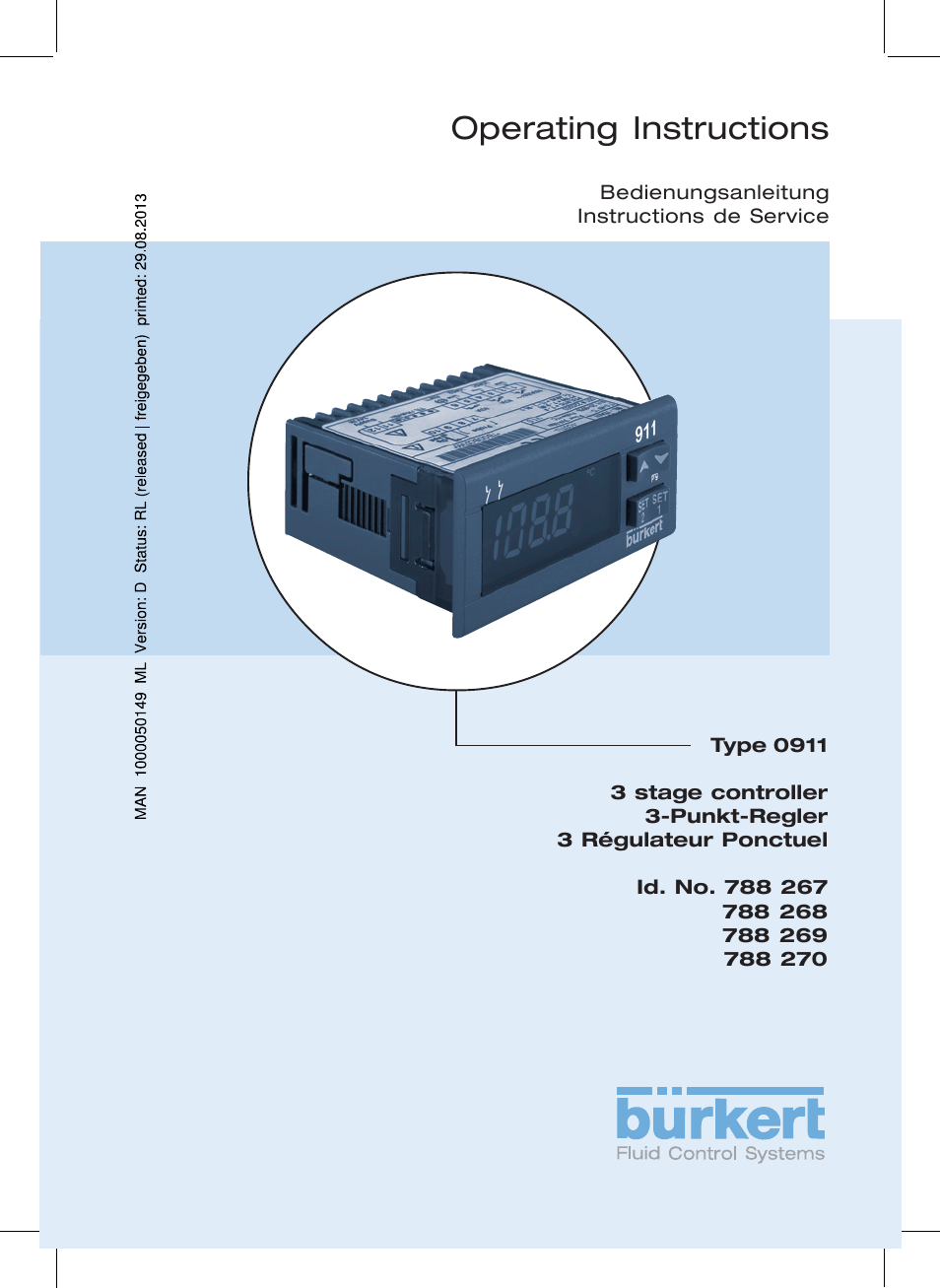 Burkert Type TAT002 User Manual | 76 pages