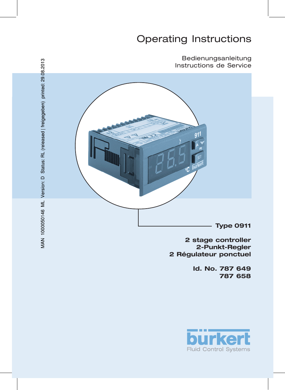 Burkert Type TAT002 User Manual | 46 pages