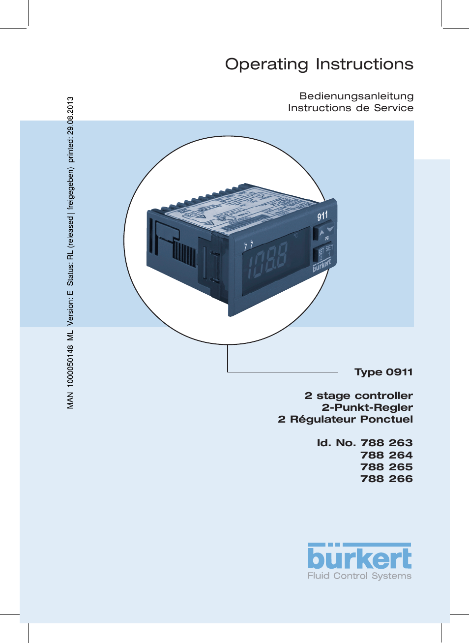 Burkert Type TAT002 User Manual | 64 pages