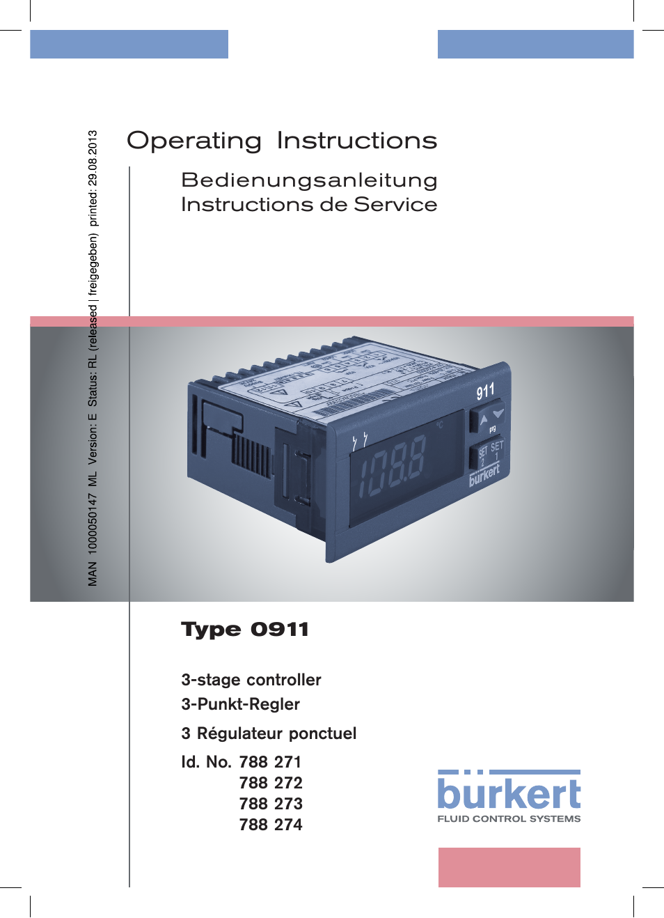 Burkert Type TAT002 User Manual | 84 pages