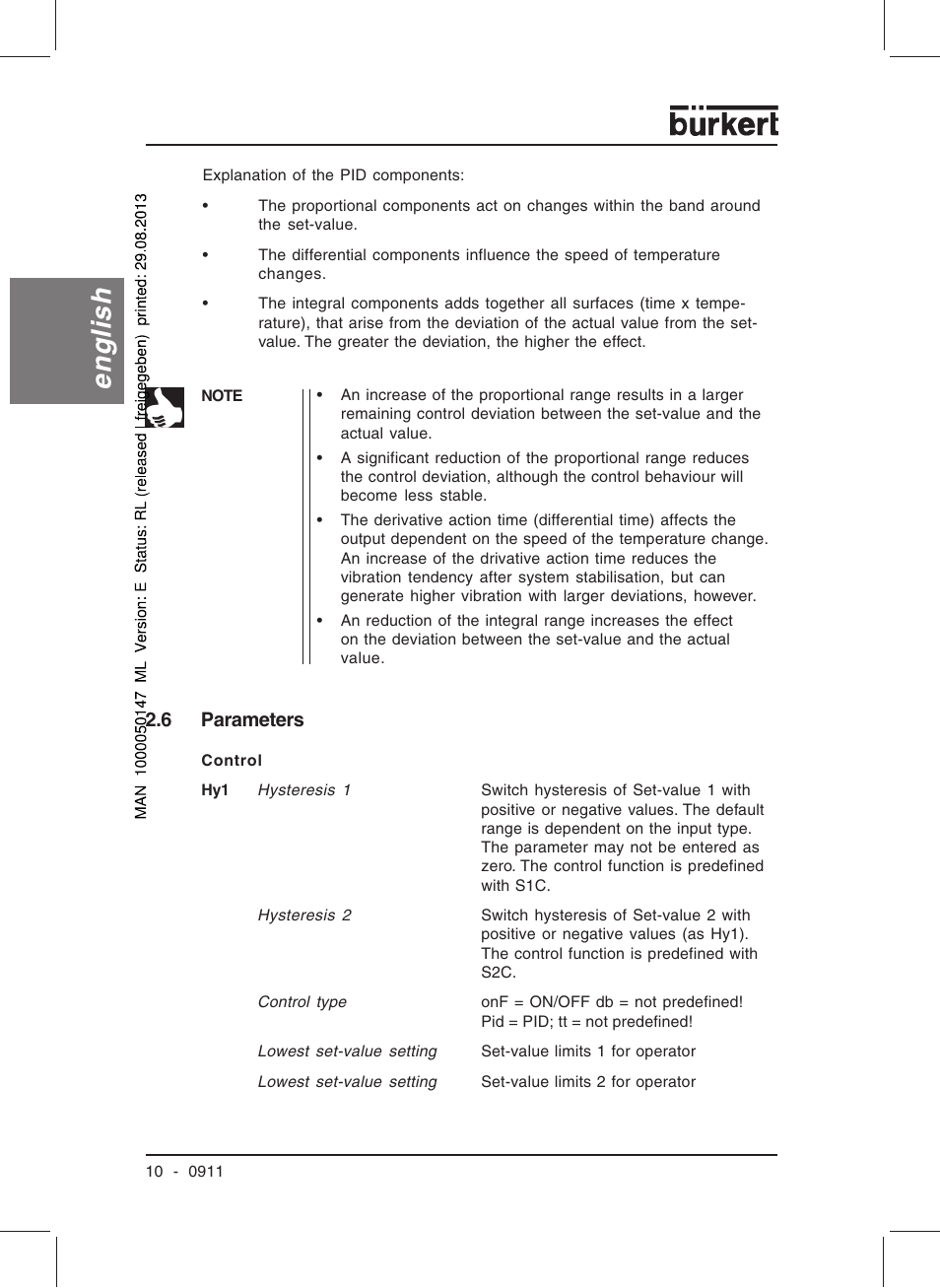 English | Burkert Type TAT002 User Manual | Page 12 / 84