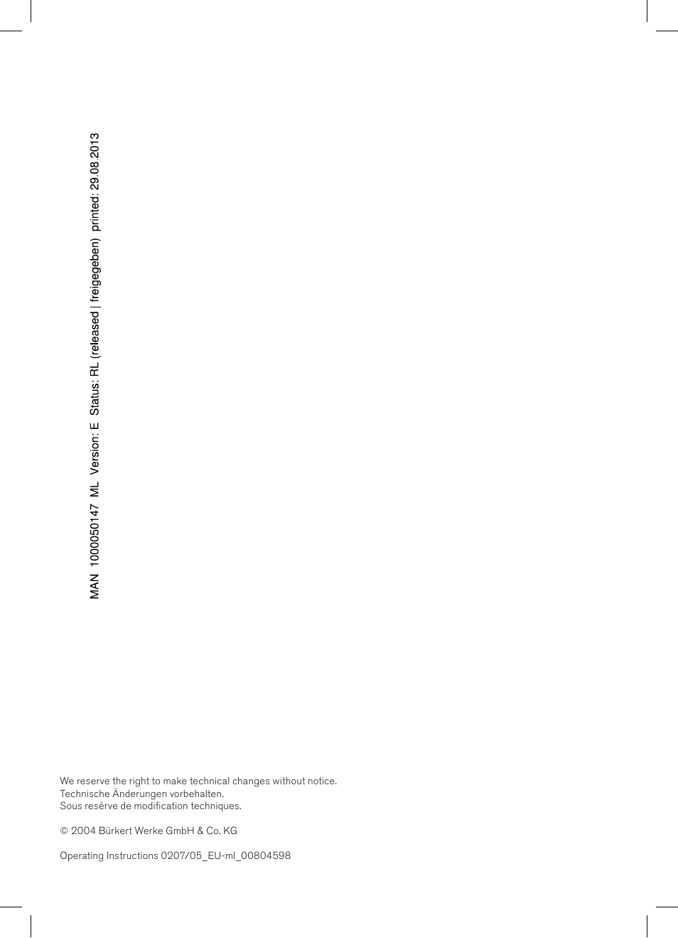 Burkert Type TAT002 User Manual | Page 2 / 84