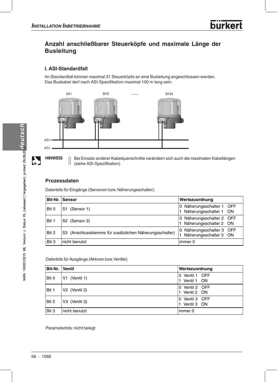 Burkert Type 1066 User Manual | Page 60 / 112