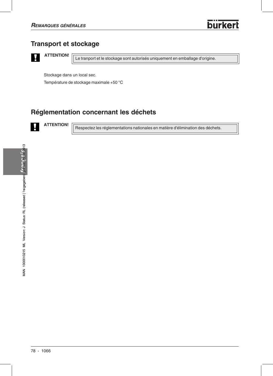 Burkert Type 1066 User Manual | Page 80 / 112