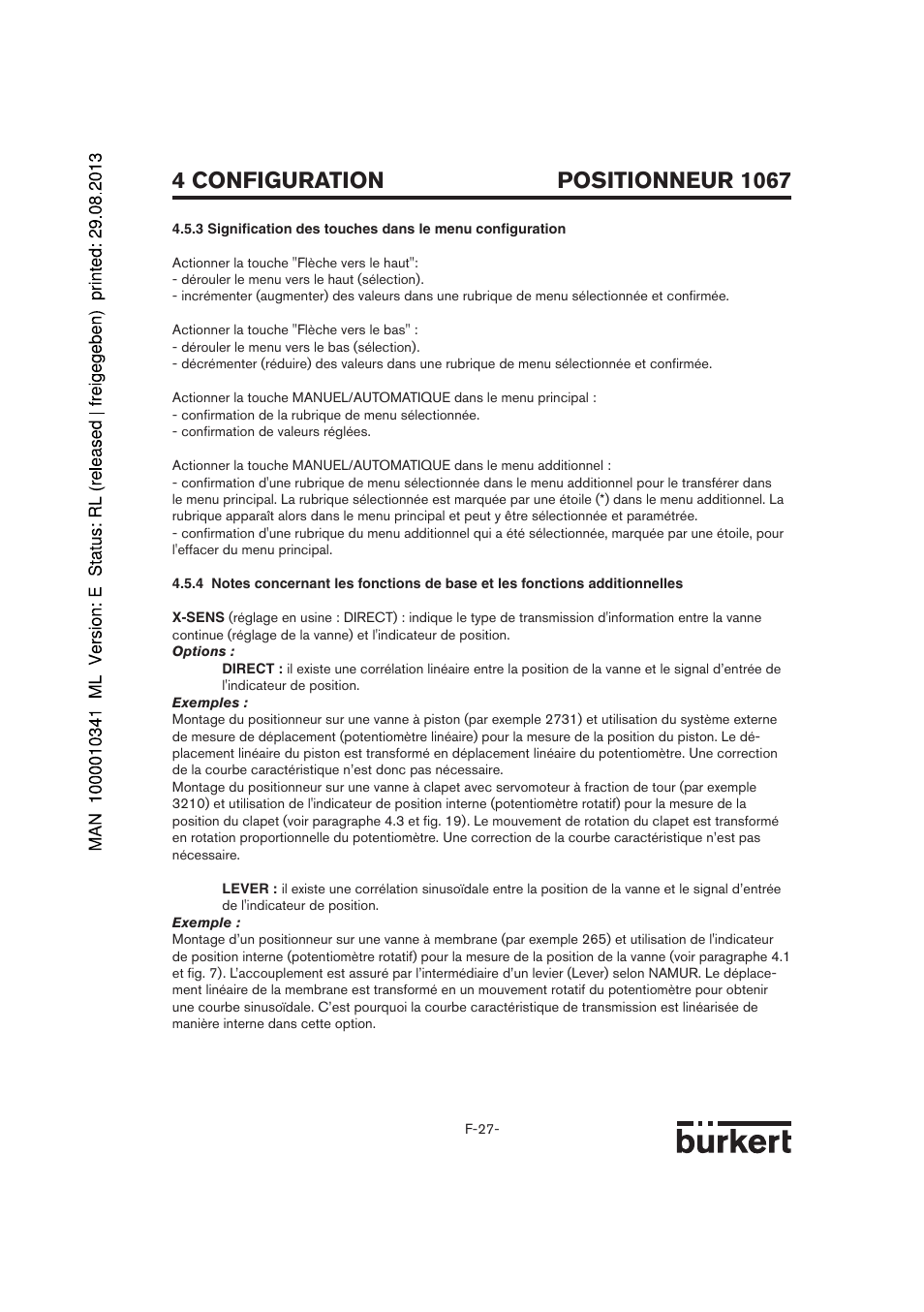 Burkert Type 1067 User Manual | Page 129 / 158