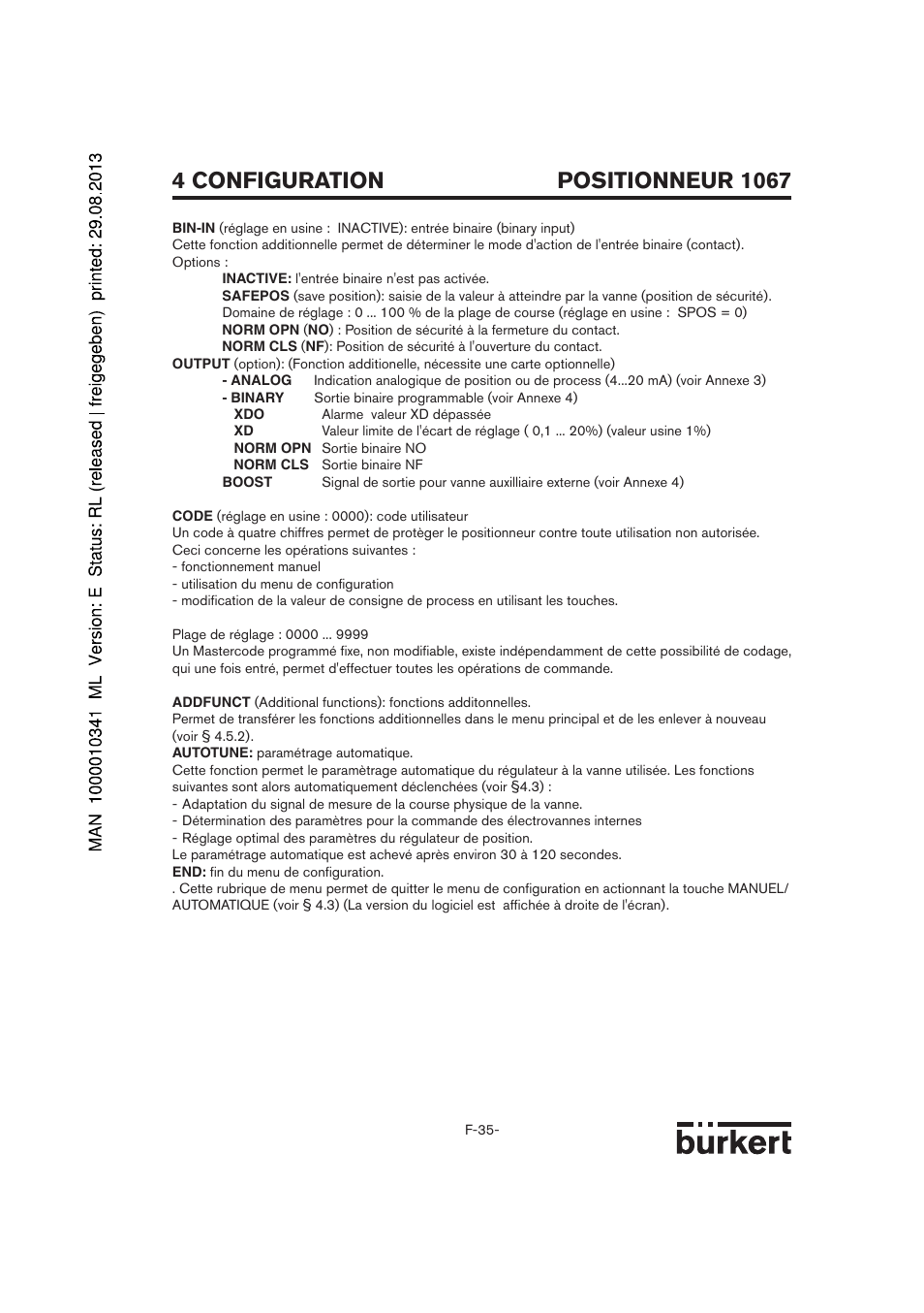 Burkert Type 1067 User Manual | Page 137 / 158