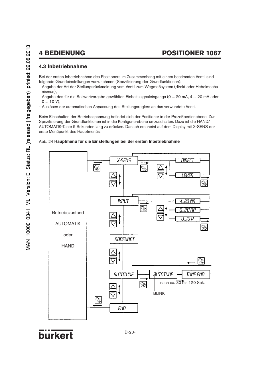 Burkert Type 1067 User Manual | Page 20 / 158