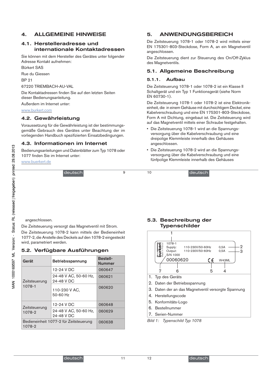 Burkert Type 1078-2 User Manual | Page 14 / 33