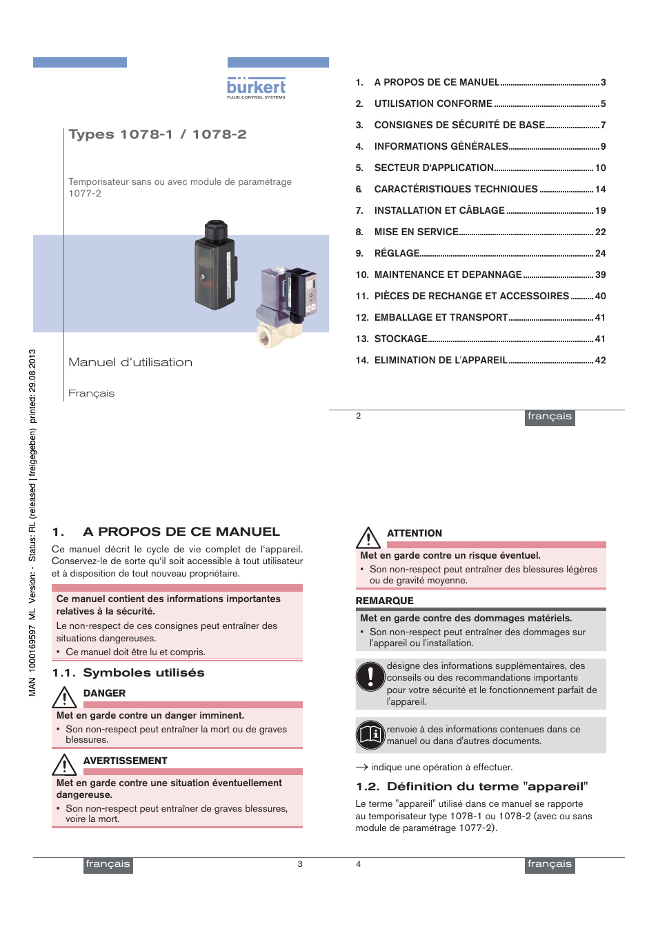 Burkert Type 1078-2 User Manual | Page 23 / 33