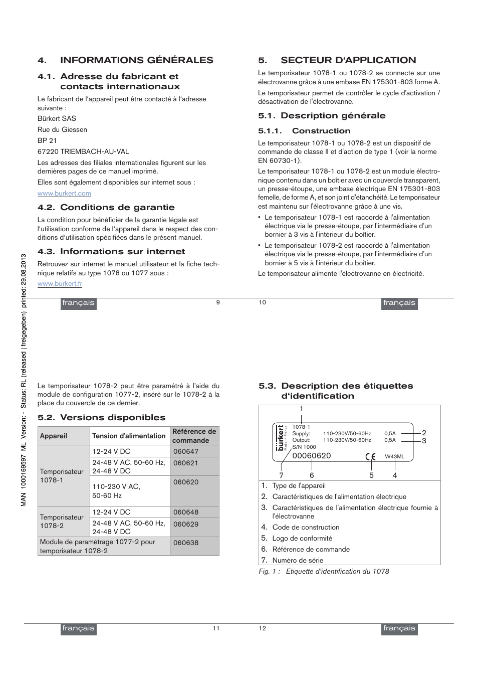 Burkert Type 1078-2 User Manual | Page 25 / 33