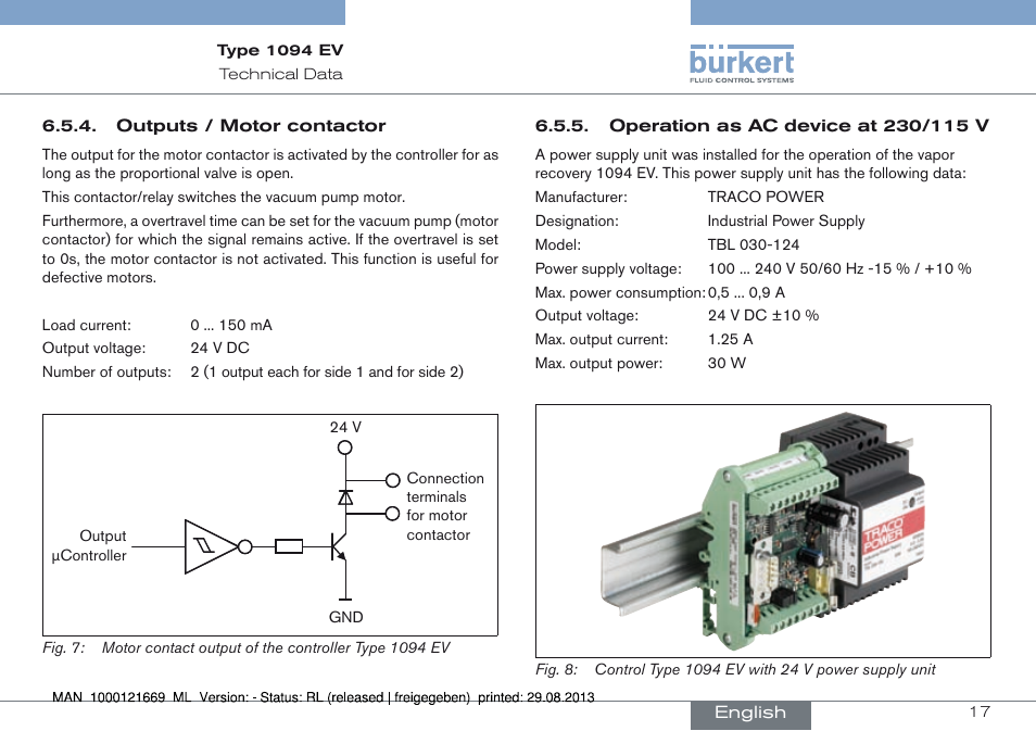 Burkert Type 1094 User Manual | Page 17 / 82