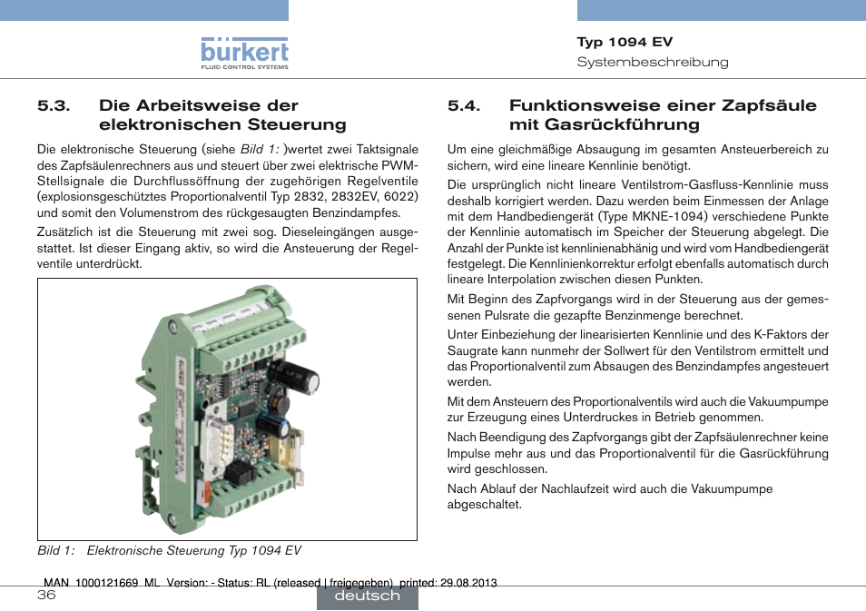 Burkert Type 1094 User Manual | Page 36 / 82