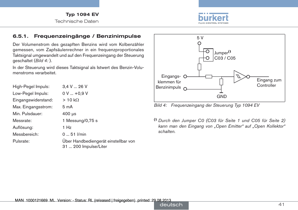 Burkert Type 1094 User Manual | Page 41 / 82
