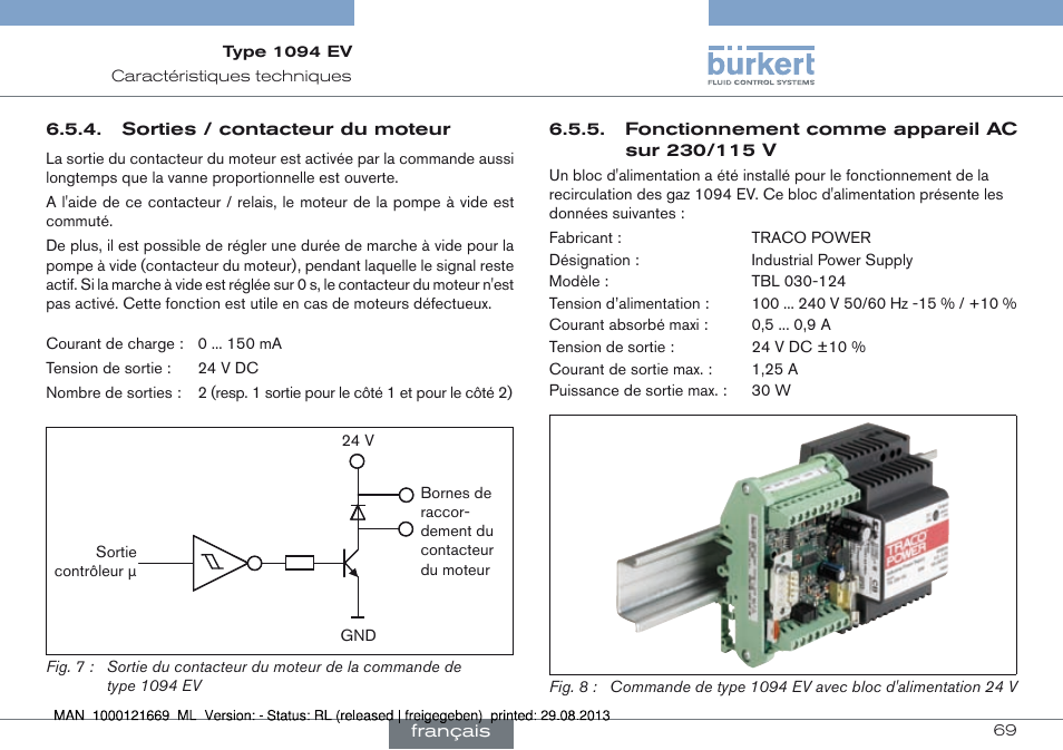 Burkert Type 1094 User Manual | Page 69 / 82