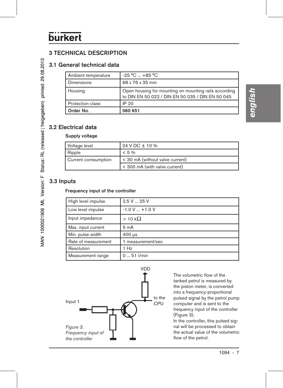 English | Burkert Type 1094 User Manual | Page 9 / 41