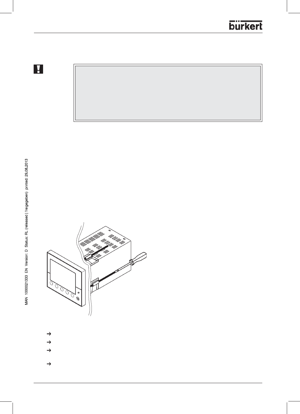 Assembly | Burkert Type 1150 User Manual | Page 20 / 99