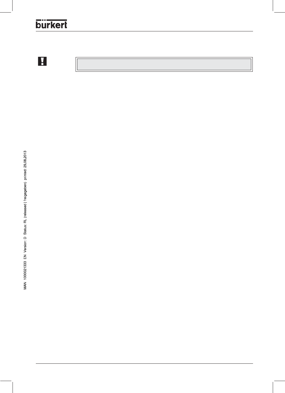 Installation | Burkert Type 1150 User Manual | Page 21 / 99