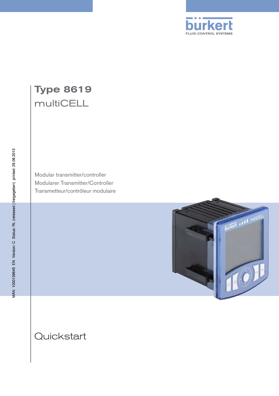 Burkert Type 8619 User Manual | 40 pages