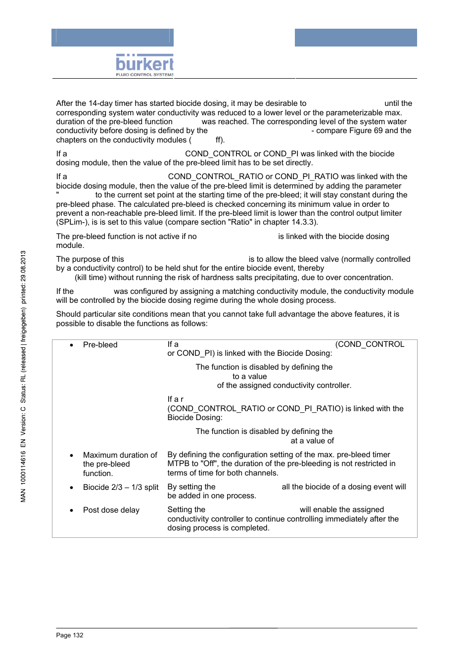 Burkert Type 8620 User Manual | Page 132 / 177