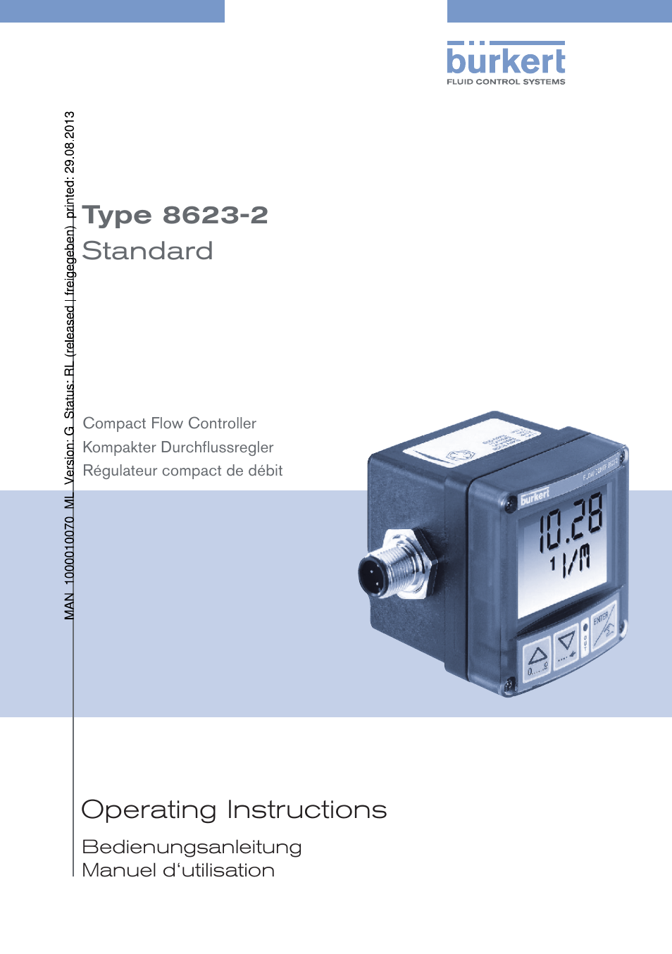 Burkert Type 8623 User Manual | 130 pages